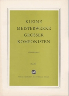 Kleine Meisterwerke Grosser Komponisten pro akordeon