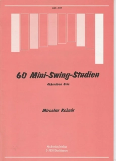 Miroslav Košnár - 60 Mini Swing Studien Akkordeon solo