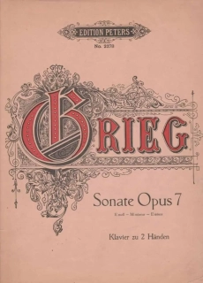 Edvard Grieg - Sonate E moll opus 7