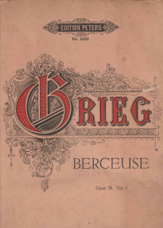 Edvard Grieg - Berceuse op. 38 op. díl 1