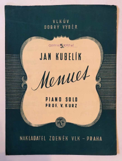 Jan Kubelík - Menuet klaví