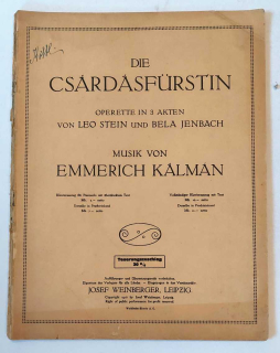 Emmerich Kálmán - Čardášová princezna