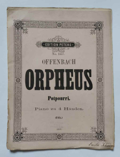 Offenbach - Orfeus pro 4 ruce