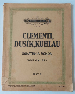 Sonatiny a ronda č.1 - Clementi , Dusík , Kuhlau