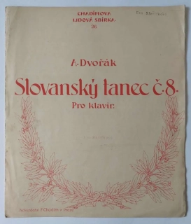 Antonín Dvořák - Slovanský tanec č. 8 pro klavír 