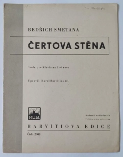 Bedřich Smetana - Čertova stěna - klavír