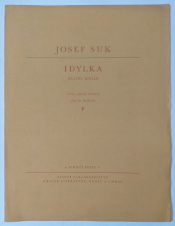 Josef Suk - Idylka pro housle a klavír