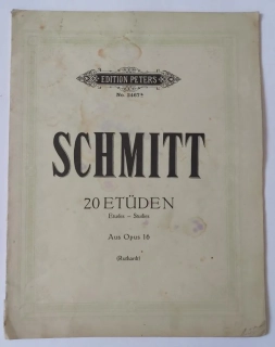 Schmitt - 20 etud op. 16 