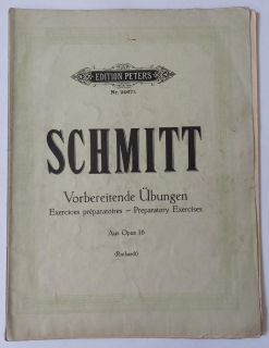 Schmitt - op. 16 Průpravná cvičení