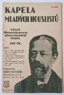 Bedřich Smetana - Kapela mladých houslistů Třetí Smetanovo slavnostní číslo Díl IX.
