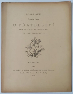 Josef Suk - O přátelství op. 36