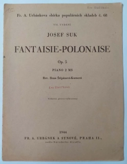 Josef Suk - Fantaisie polonaise op. 5