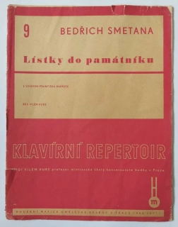 Bedřich Smetana - Lístky do památníku