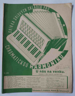 U nás venku - Noty pro akordeon - harmoniku 30