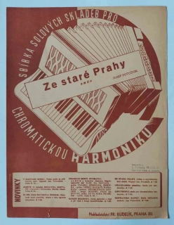 Ze staré Prahy - Noty pro akordeon - harmoniku 31
