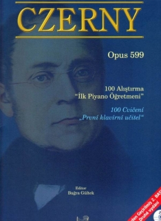 CZERNY Op.599 - První klavírní učitel - 100 cvičení + CD