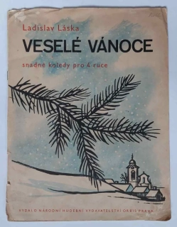 Ladislav Láska - Veselé vánoce klavír pro 4 ruce