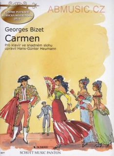 Bizet Georges - Carmen - pro klavír ve snadném slohu