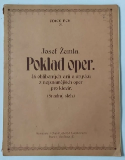 Josef Žemla - Poklad oper