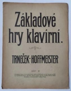 Trneček - Hoffmeister - Základové hry klavírní 4