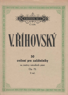 Vojtěch Říhovský - 50 cvičení pro začátečníky op. 72