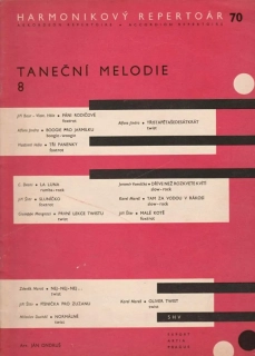 Harmonikový repertoir 70 - Taneční melodie 8 Jiří Šlitr
