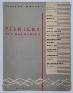 Harmonikový repertoir 71 - Písničky pro harmoniku