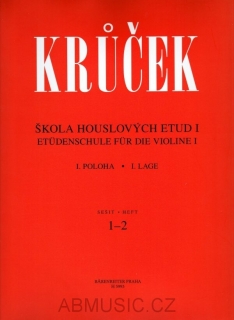 Krůček Václav - Škola houslových etud I - Noty 
