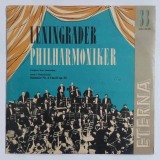 LP Leningrader Philharmoniker - Peter I. Tschaikowski Sinfonie Nr. 4 f-moll op. 36 dirogent Kurt Sanderling