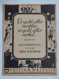 Fred Raymond - Es geht alles vorüber