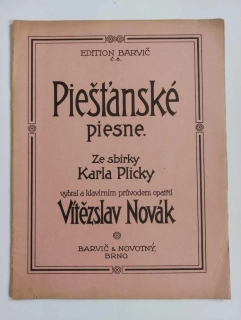 Vítězslav Novák - Piešťanské piesne