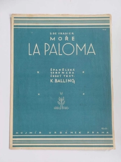 S. de Yradier - La Paloma klavír a zpěv