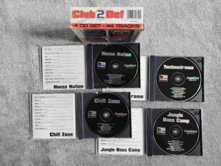 4 CD CLUB 2 DEF House Nation , Technodrome , Jungle Bass Camp , Chill