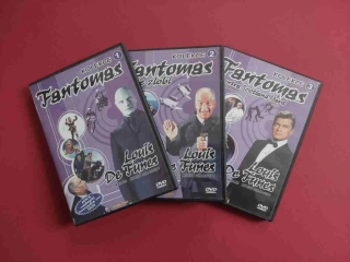 3 DVD Fantomas kolekce