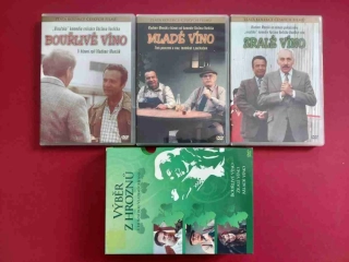 DVD Bouřlivé víno , Mladé víno , Zralé víno Výběr z hroznů Trilogie