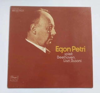 LP Egon Petri spielt Beethoven, Liszt, Busoni
