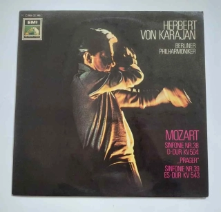 LP Mozart Sinfonie nr. 38 Prager and Sinfonie nr. 39 - Herbert von Karajan 1C 065-02 146