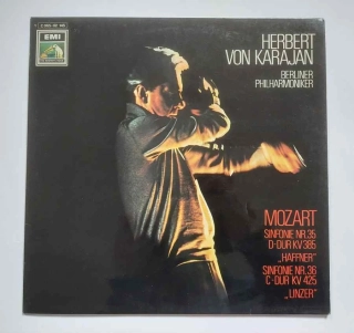 LP Mozart Sinfonie nr. 35 Haffner and Sinfonie nr. 36 Linzer - Herbert von Karajan 1C 065-02 146