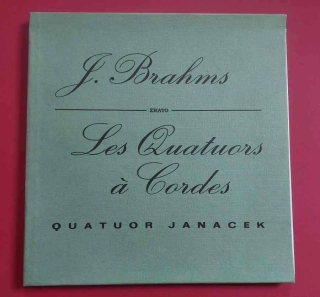 LP Johannes Brahms - Les Quatuors A Cordes Quatuor Janacek