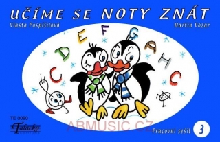 Vozar M., Pospíšilová V. - Učíme se noty znát - Pracovní sešit 3