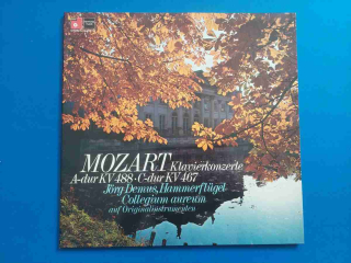LP Wolfgang Amadeus Mozart - Klavierkonzerte A dur KV 488 und C dur KV 467 