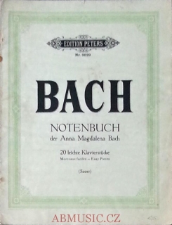 Bach J.S. - Knížka skladeb pro Annu Magdalenu Bachovou noty