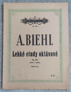 Biehl - Lehké etudy oktávové op.140