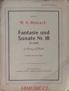 W.A.Mozart - Fantazie a sonata č.18 c moll
