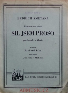 Bedřich Smetana - Sil jsem proso - fantasie pro hosle a klavír