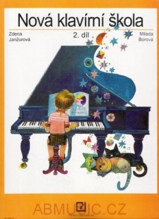 JANŽUROVÁ - Nová klavírní škola 2 učebnice hry na klavír