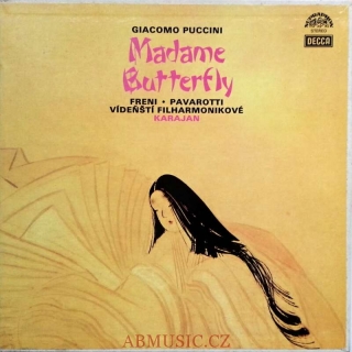 3 LP Madame Butterfly - Giacomo Puccini ‎- Pavarotti