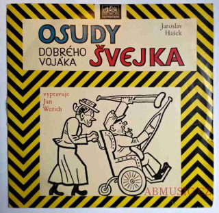 LP Osudy dobrého vojáka Švejka - J. Hašek / čte Jan Werich