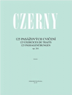 Carl Czerny - 125 pasážových cvičení op.261