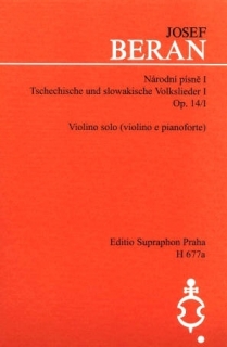 Beran Josef - Národní písně op. 14/I 